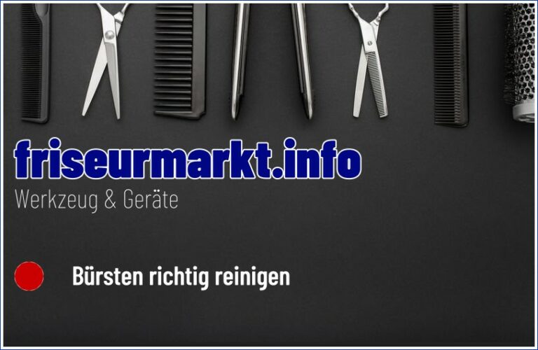 Bürsten richtig reinigen